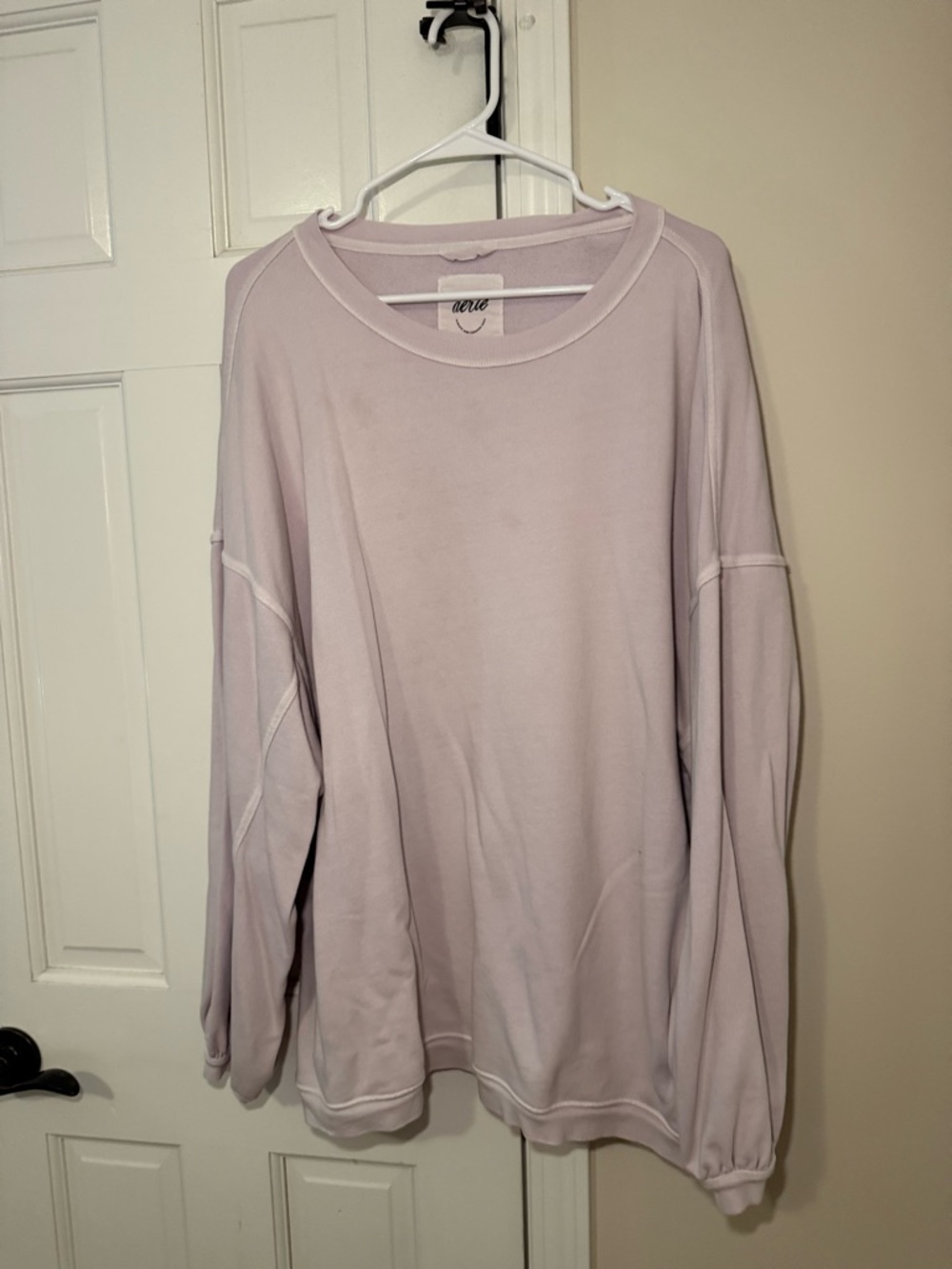 Aerie Pastel Lavender Pullover Sweatshirt